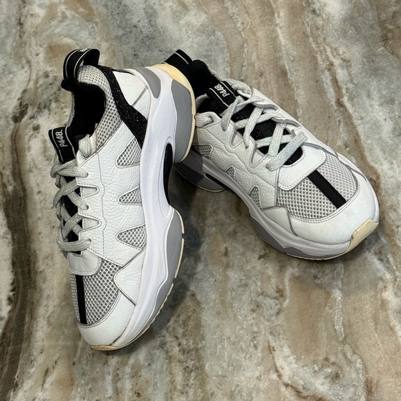 Women’s P448 Luke white glitzy chunky sneakers- Size 37 - Picture 10 of 13